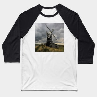 Windmill, Norfolk Broads Baseball T-Shirt